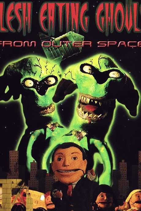 Brock Buttman narrates a “live” broadcast as the Flesh Eating Ghouls from Outer Space descend on Earth, delivering a tongue‑in‑cheek horror‑comedy that’s become a cult family favorite. The film is an all‑original puppet production from the stars, complete with quirky musical numbers like the “Twinkie Song” and “Don’t Go Out There,” among other whimsical bits.